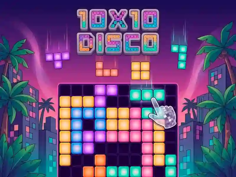 Mchezo 10x10 Disco online