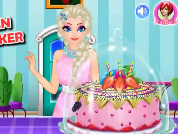 Mchezo Ice queen royal baker online