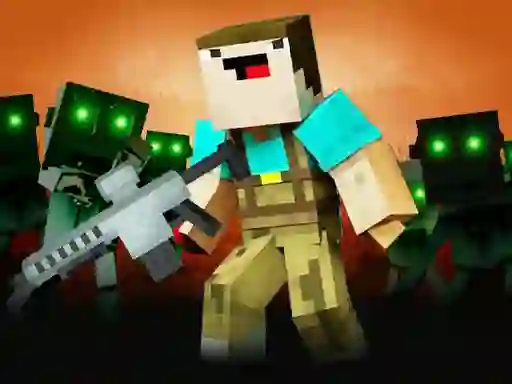Mchezo Noob Shooter Zombie online