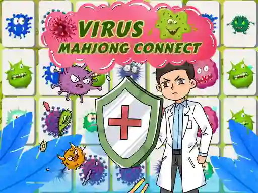 Mchezo Virus Mahjong Connection online