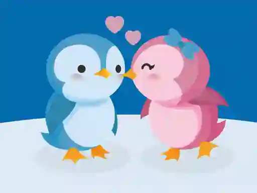 Mchezo Cute Penguin Puzzle online