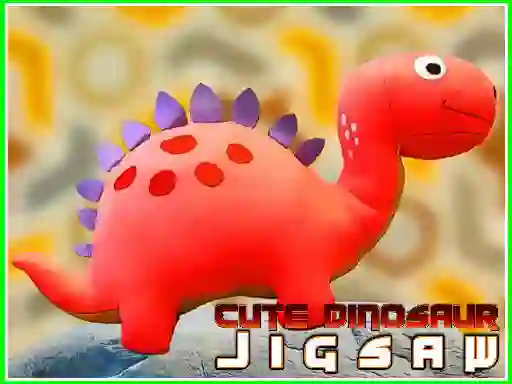 Mchezo Cute Dinosaur Jigsaw online