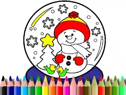 Mchezo Back To School: Christmas Coloring Book online