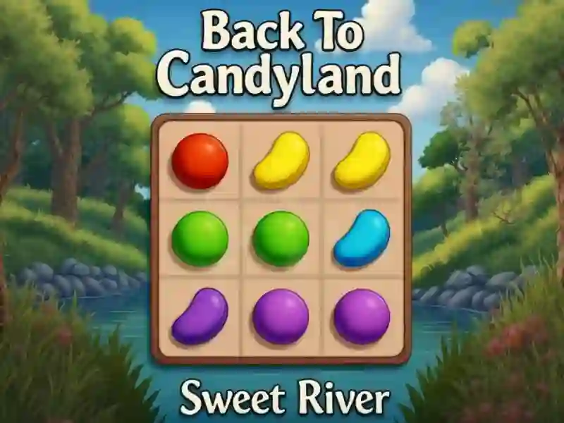 Mchezo Back To Candyland sweet river online