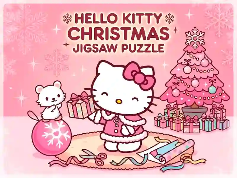 Mchezo Hello Kitty Christmas Jigsaw Puzzle online
