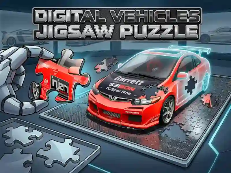 Mchezo Digital Vehicles Jigsaw Puzzle online