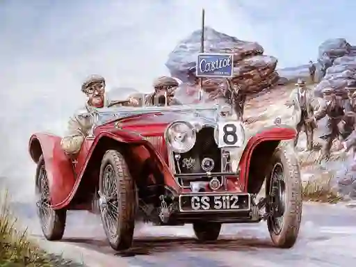 Mchezo Vintage Cars Puzzle online
