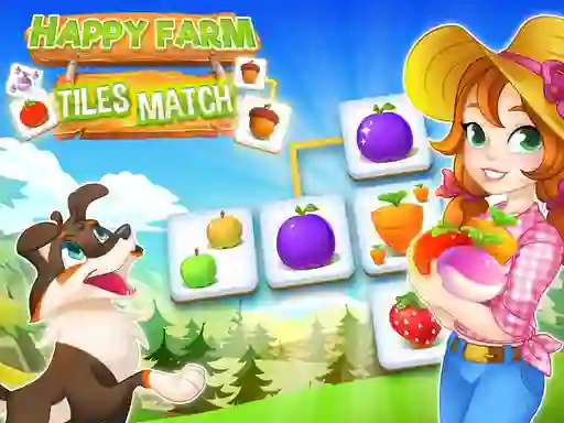 Mchezo Happy Farm Tiles Match online