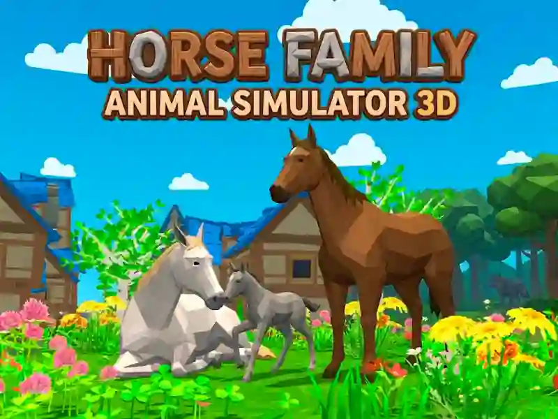 Mchezo Horse Family Animal Simulator 3D online