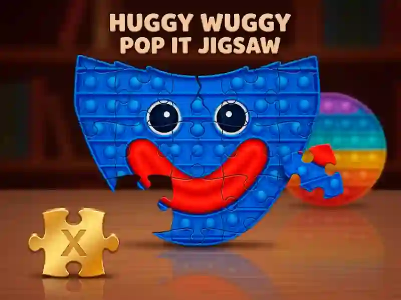 Mchezo Huggy Wuggy Pop It Jigsaw online