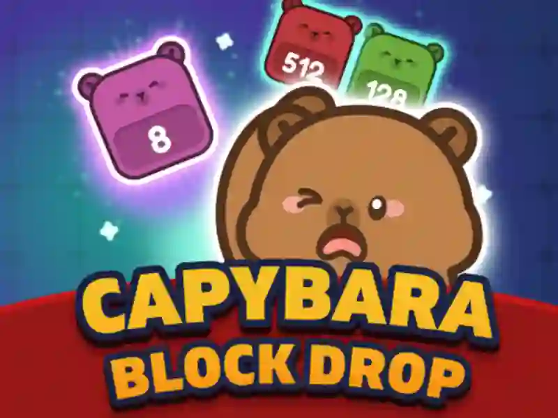 Mchezo Capybara Block Drop online