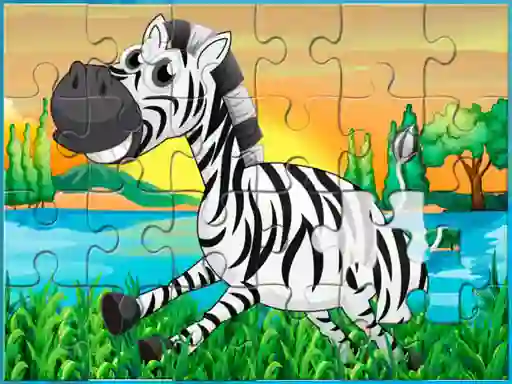 Mchezo Happy Animals Jigsaw online