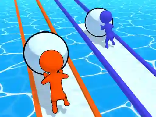 Mchezo Snowball Racing online