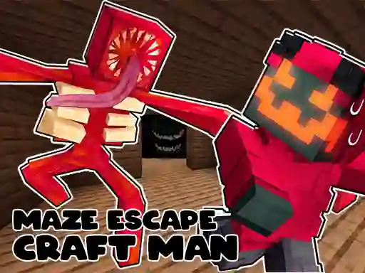 Mchezo Maze Escape: Craft Man online