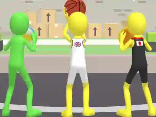 Mchezo Five Hoops online