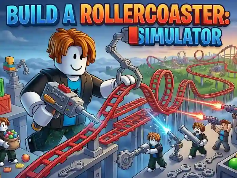 Mchezo Build a Rollercoaster: Simulator online