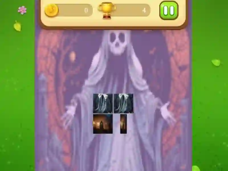 Mchezo Ghost Memory Match online