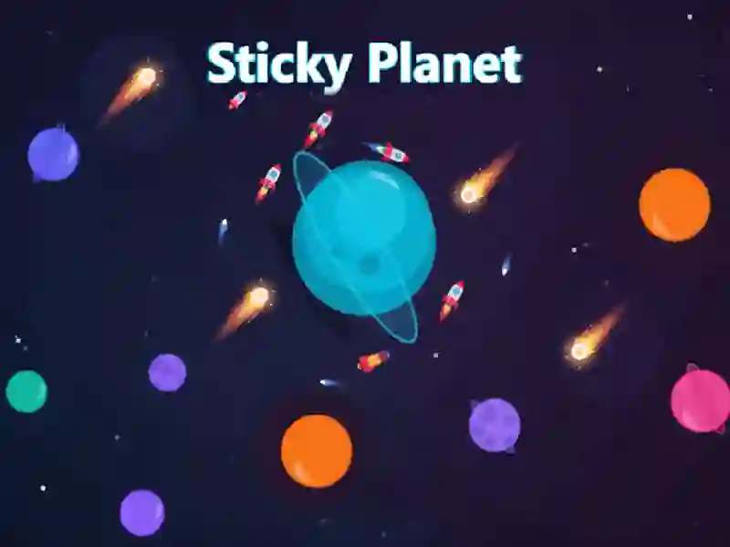 Mchezo Sticky Planet online