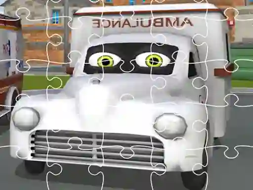 Mchezo Ambulance Trucks Jigsaw online