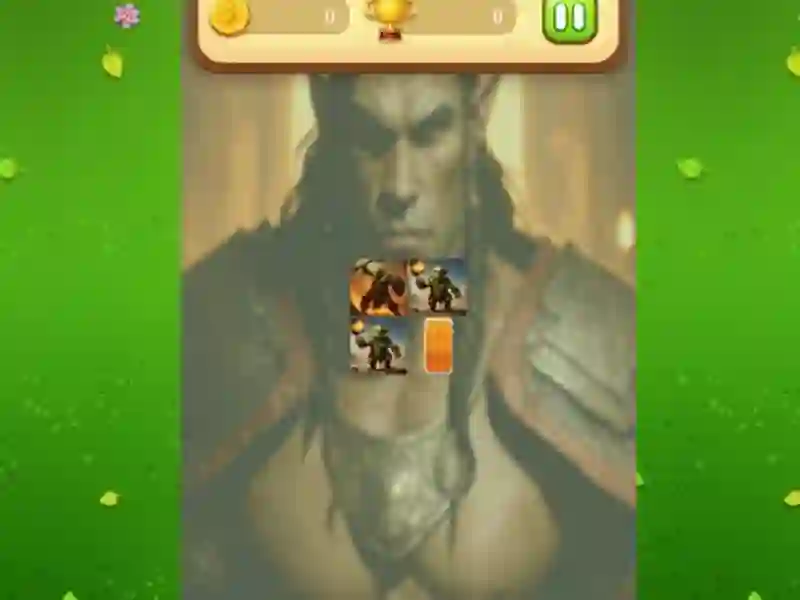 Mchezo Orc Memory Match online