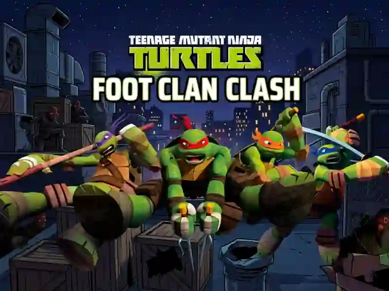 Mchezo Teenage Mutant Ninja Turtles Foot Clan Clash online