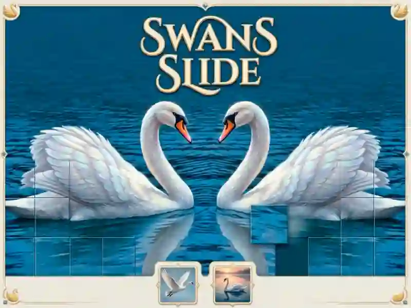 Mchezo Swans Slide online