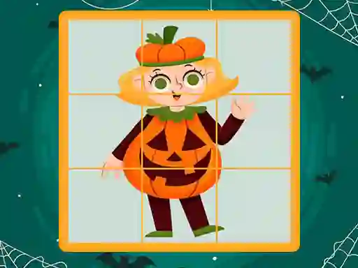 Mchezo Halloween Puzzles online