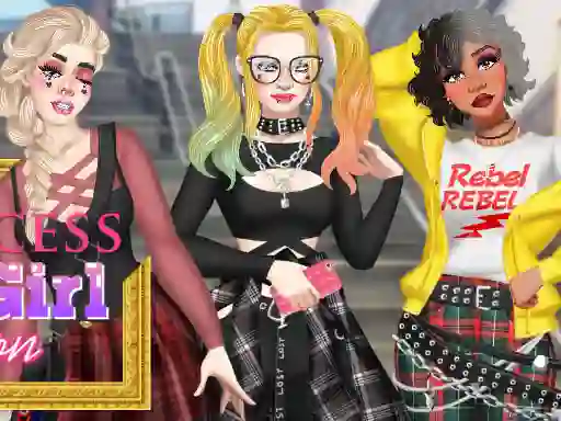 Mchezo Princess E-Girl Fashion online