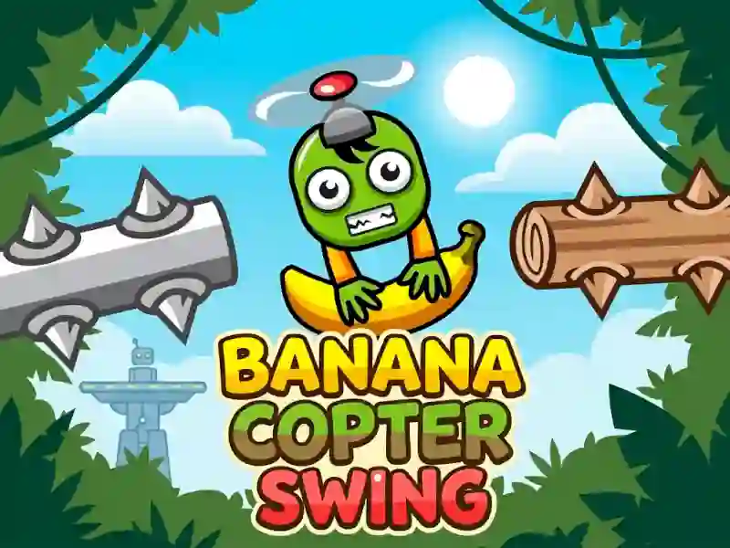 Mchezo Banana Copter Swing online