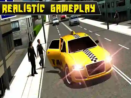 Mchezo Crazy Taxi Car Simulation online