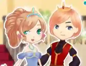 Mchezo Rromantic royal couple online