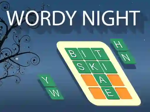 Mchezo Wordy Night online