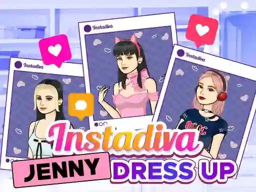 Mchezo Instadiva Jenny Dress Up online