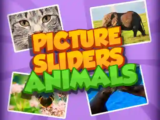 Mchezo Picture Slider Animals online