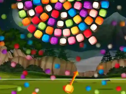 Mchezo Bubble Shooter Candy Wheel online
