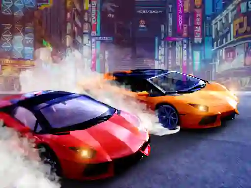 Mchezo Two Lambo Rivals: Drift online