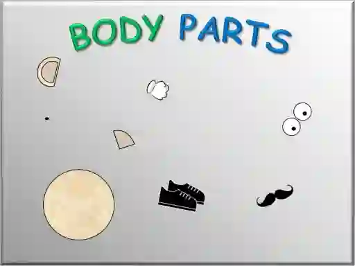 Mchezo Body parts online