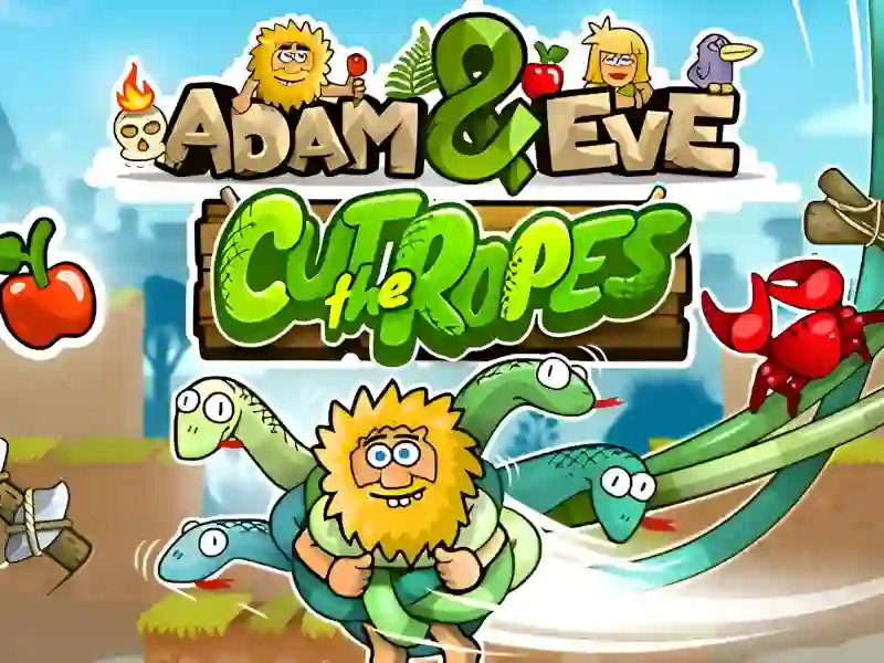 Mchezo Adam and Eve: Сut the ropes online
