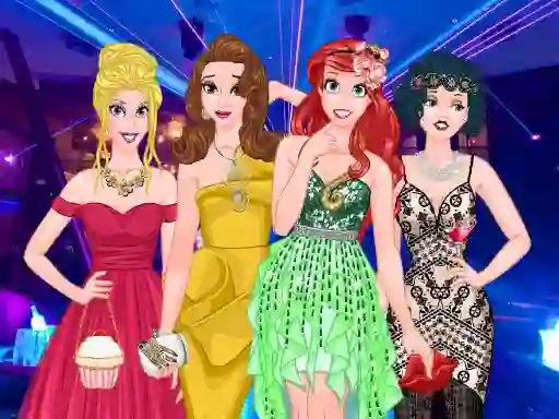 Mchezo  Princesses Graduation Party Night online