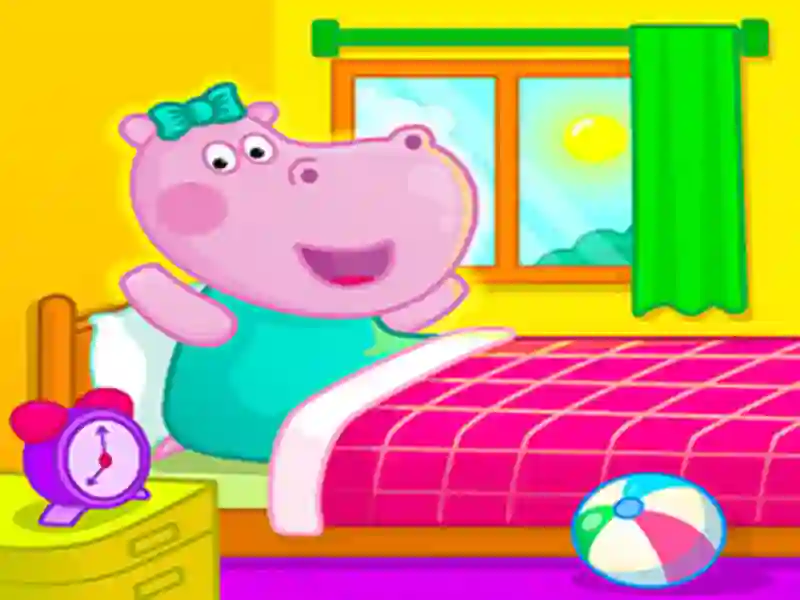 Mchezo Hippo Good Morning online