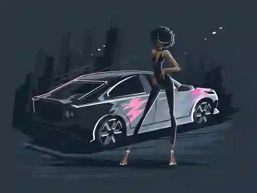 Mchezo Old and New Cars Coloring online