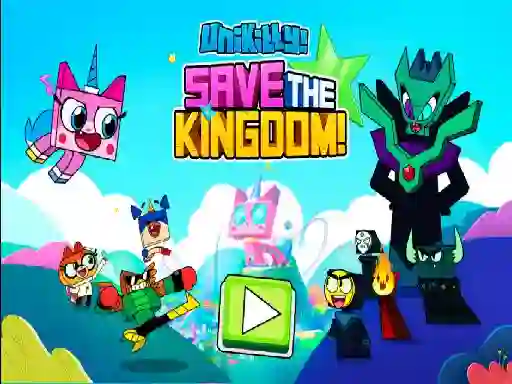 Mchezo Unikitty Saves the Kingdom online