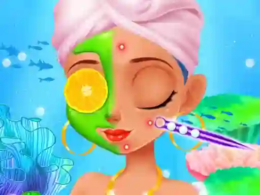 Mchezo Mermaid Games Princess Makeup online