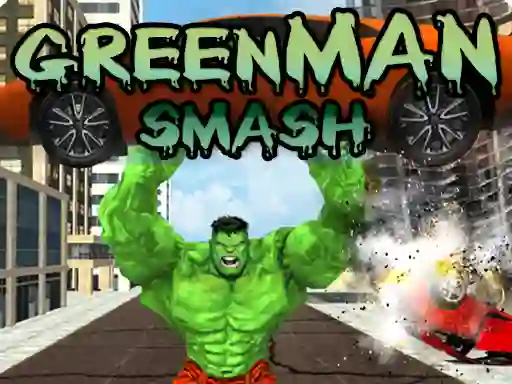 Mchezo Green Man Smash online