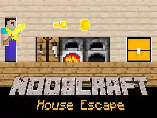 Mchezo Noobcraft House Escape online