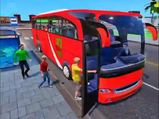 Mchezo Coach Bus Driving 3D online