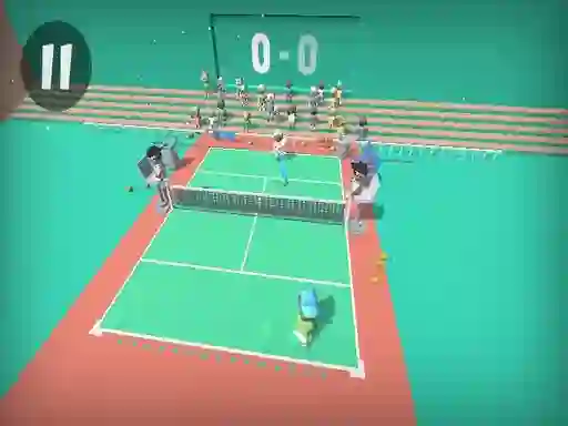 Mchezo Funny swipe Tennis online