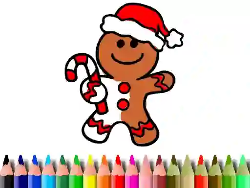 Mchezo Back To School: Christmas Cookies Coloring online