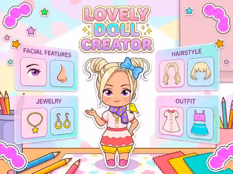 Mchezo Lovely Doll Creator online