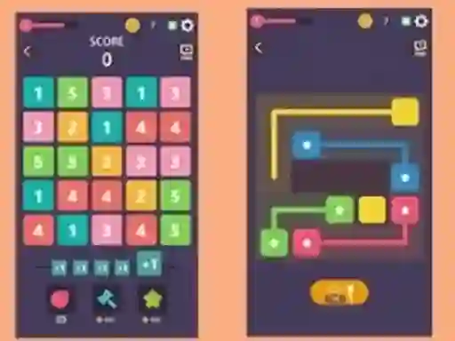 Mchezo 3 in 1 Puzzle online